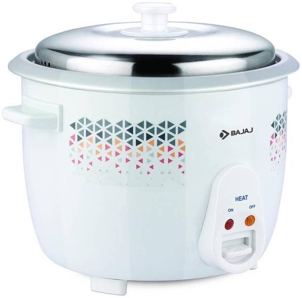 BAJAJ RCX 1.8 dlx duo Electric Rice Cooker with Steaming Feature