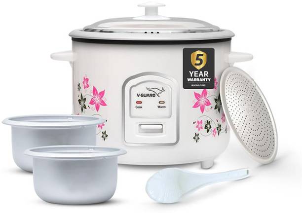 V-Guard VRC 1.8C with 2 Pots Electric Rice Cooker