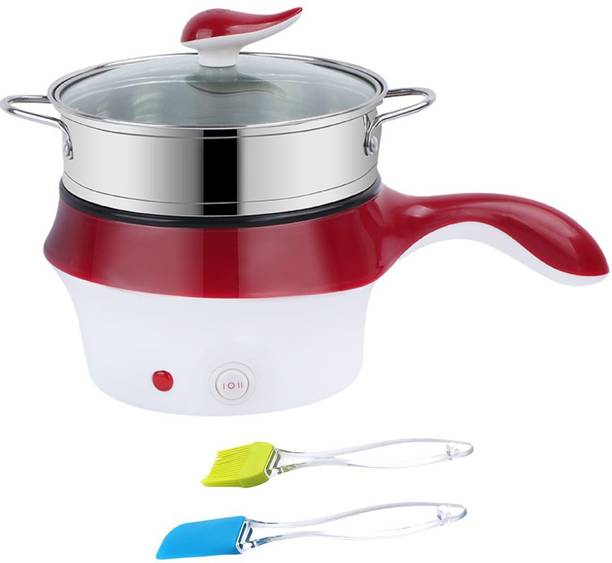 VARNIRAJ IMPORT & EXPORT Multi-Functional Small Electric Frying Pan for Household Use Rice Cooker, Travel Cooker, Food Steamer