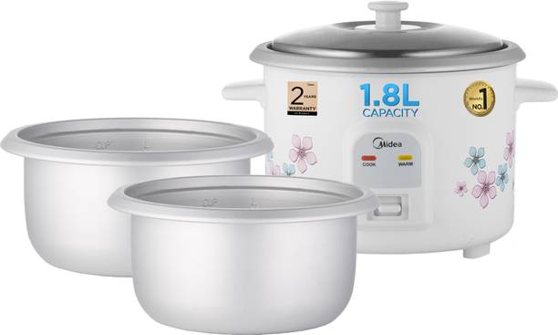 Midea MR-GM18HA-2 inner pot Electric Rice Cooker with Steaming Feature