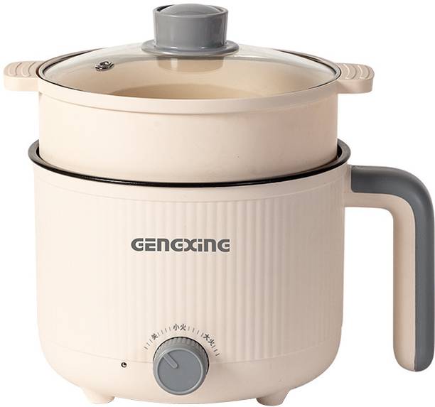 NowExp Newexp Electric Cooker / Multi-Functional Hot Pot with Steamer Air Fryer, Egg Boiler, Deep Fryer, Food Steamer, Rice Cooker, Travel Cooker, Egg Roll Maker