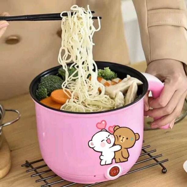 Modexaglobal Non-Stick Multiperpse Rice Cooker Portable Multi-Function Cooking Pot Rice Cooker, Travel Cooker, Egg Boiler, Egg Cooker