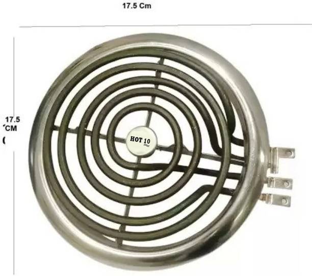 HOT10 Heavy-Duty 2000W Electric room heater plate- with Triple Connector Electric Cooking Heater