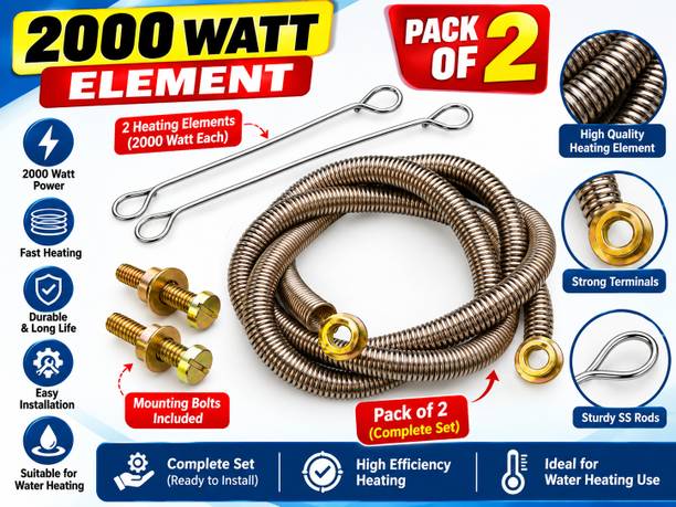 GUPTA Heater element pack of 2 | heater goonj Electric Cooking Heater