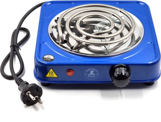 Wristkart Blue (220V-1000W) Portable Electric G-Coil Heater Cooktop Hot plate Coal Burner Electric Cooking Heater
