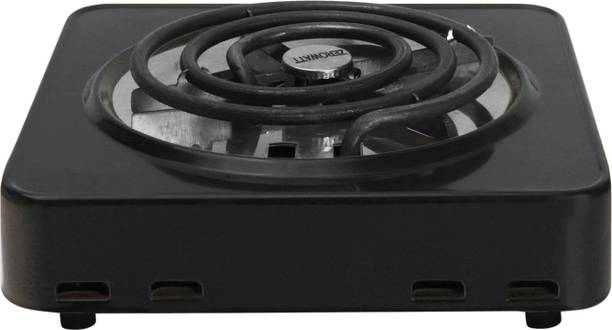 RYNATY RUSTPROOF CLASSY BIG PORTABLE 1000WATTS SHOCKPROOF RADIANT COOKTOP, Black Electric Cooking Heater