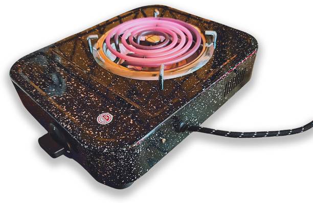 Folkwings 2000 Watt black and white dotted Electric G Coil Radiant Stove Electric Cooking Heater