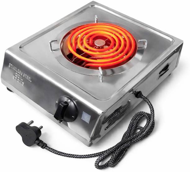 Pundriksh 2000 Watts Round G-Coil Hot Plate cooking Stove/chulha Adjustable Push Button Electric Cooking Heater