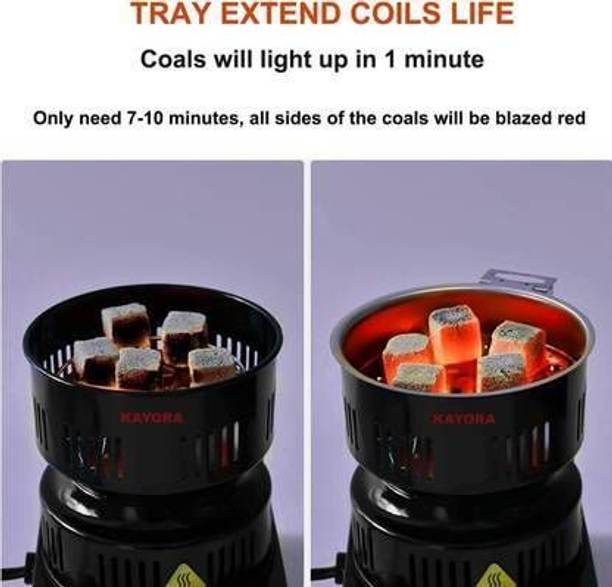 TRENDING TREASURES Coal Electric Heater Electric Cooking Heater