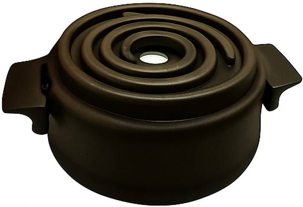 royalry 1000 Watt Round Silver Chrom Electric G Coil Hot Plate Stove | Induction Cooktop Electric Cooking Heater