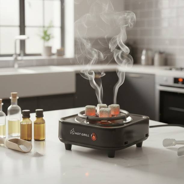 Hot Grill 500 W Radiant Cooktop Push Button