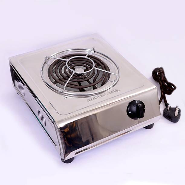 Vmdo Electric G Hot Plate With Stand For Fast Cooking at Kitchen (Silver) Electric Cooking Heater