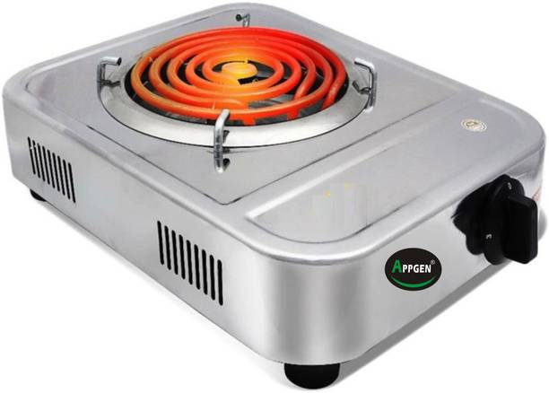 APPGEN 2000 Watt Steelo Coil Electric Stove (Stainless Steel body) Electric Cooking Heater