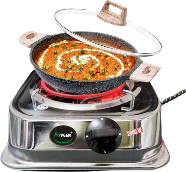 APPGEN infrared 2000 Watts Induction Cooking Stove Cooktop With For All Utensils Electric Cooking Heater