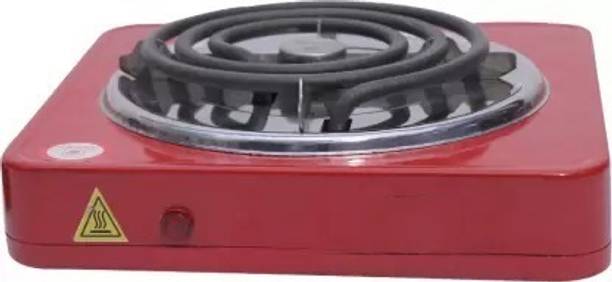 RYNATY RUSTPROOF CLASSY BIG PORTABLE 1000WATTS SHOCKPROOF RADIANT COOKTOP, Red Electric Cooking Heater