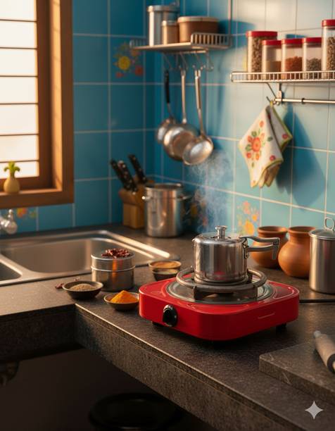 HOT10 Hot10_Heater Red12 Electric Cooking Heater