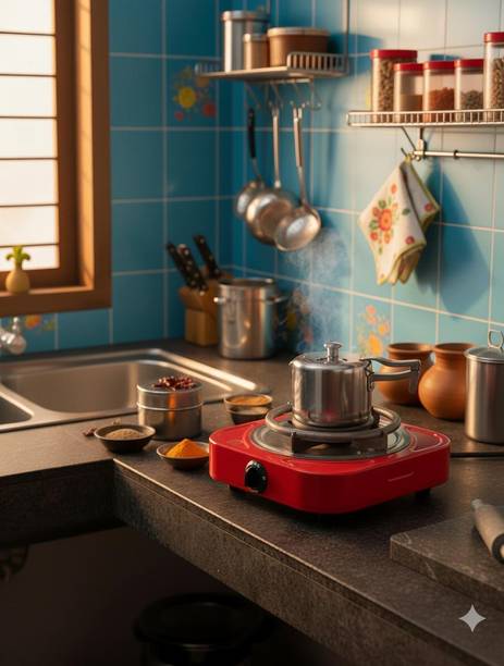 HOT10 Hot10_Heater Red12 Electric Cooking Heater