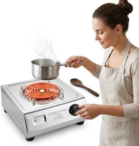 QUALX ISI Mark Shock-Proof only on earthing Adjustable Push Button Electric Cooking Heater