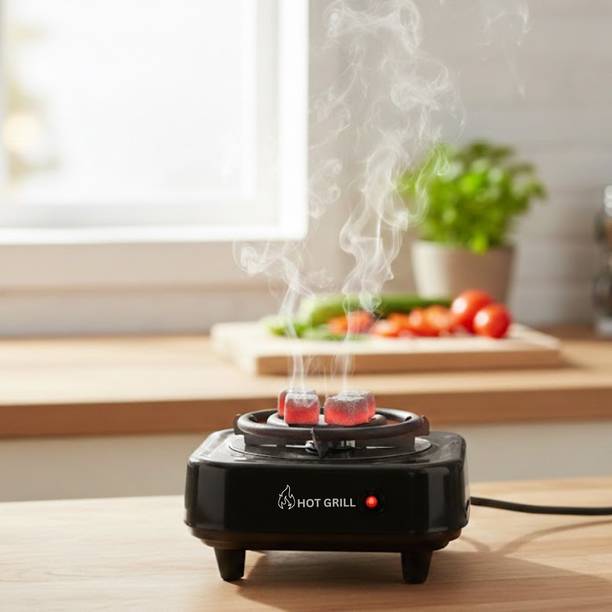 Hot Grill 500 W Radiant Cooktop Push Button