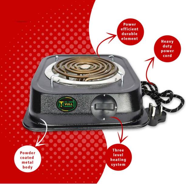 NETVULL Electric Cooking Heater Multipurpose 2000Watts | Cooktop G Coil Hot Plate Electric Cooking Heater