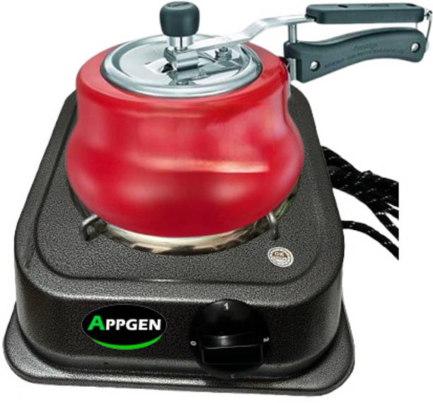 APPGEN Radiant 2000 Watts Electric Cook Heater Cooktop | Work With All Utensil Electric Cooking Heater