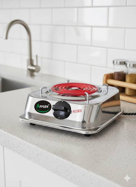 APPGEN Infrared Induction Cooktop Heater 2000 Watt (All Utensil use-able) Electric Cooking Heater