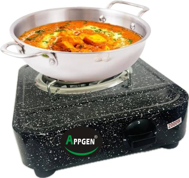 APPGEN NEW QUALITY HOT PLATE 2000 WATT (LONG BODY) ONE BUERRNER G COIL Electric Cooking Heater