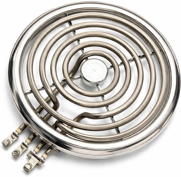 johnpower Heavy Duty Electric Coil Heating Element 2000W – Round Spiral Hot Plate Burner Electric Cooking Heater