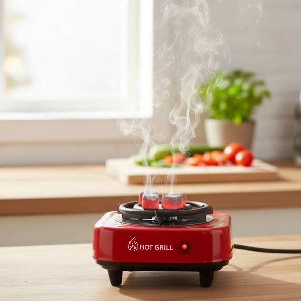 Hot Grill 500 W Radiant Cooktop Push Button