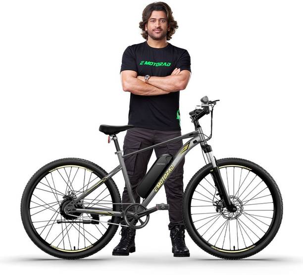 EMotorad X1 Grey 27.5 inches Single Speed Lithium-ion (Li-ion) Electric Cycle