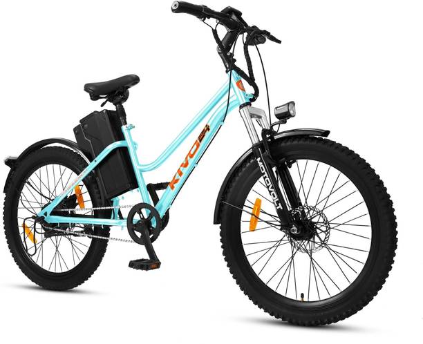 Motovolt Kivo 24 Standard Normal Range Aqua Blue 24 inches Single Speed Lithium-ion (Li-ion) Electric Cycle