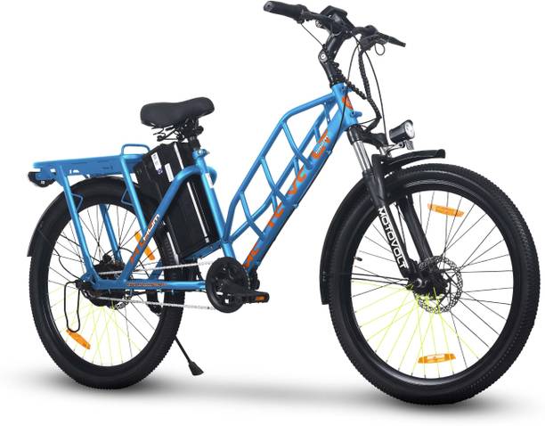 Motovolt Hum Standard Long Range Nova Blue 26 inches Single Speed Lithium-ion (Li-ion) Electric Cycle