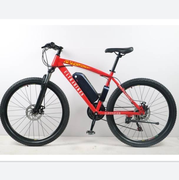 ULTRABIKES NVC 27.5 inches 7 Gear Lithium-ion (Li-ion) Electric Cycle
