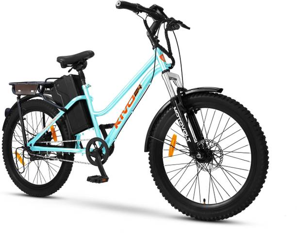 Motovolt Kivo 24 Lite Normal Range Aqua Blue 24 inches Single Speed Lithium-ion (Li-ion) Electric Cycle