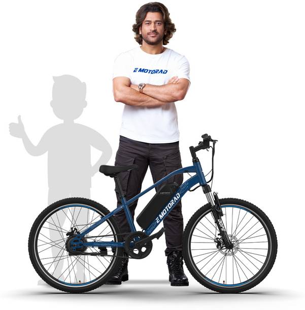EMotorad Dope Kids ElectricCycle with 5.2Ah Li-Ion Remove Battery|High Tensile Steel 24 inches Single Speed Lithium-ion (Li-ion) Electric Cycle