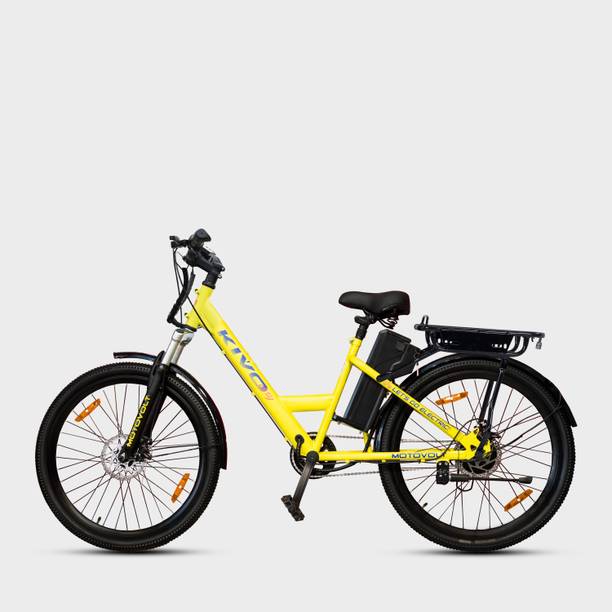 Motovolt Kivo Easy Lite Normal Range Neon satin 26 inches Single Speed Lithium-ion (Li-ion) Electric Cycle