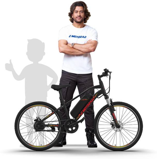 EMotorad Dope Kids ElectricCycle with 5.2Ah Li-Ion Remove Battery|High Tensile Steel 24 inches Single Speed Lithium-ion (Li-ion) Electric Cycle