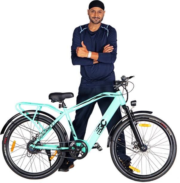GOSPORTY Lightweight Electric Cycle with LED Display, Dual Disc Brakes, 30+Km Range, Tire 26 inches Single Speed Lithium-ion (Li-ion) Electric Cycle