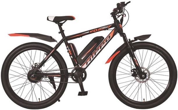 हिप्पो बाइक्स 2020 Electric Bike 26T 26 inches सिंगल स्पीड लिथियम-आयन (Li-आयन) इलेक्ट्रिक साइकिल