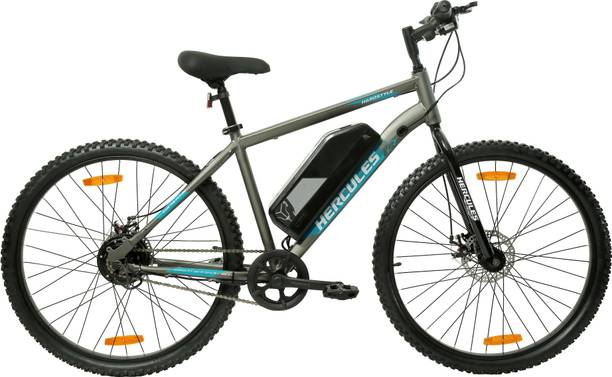 HERCULES Hardstyle 27.5 X 18 trooper grey 27.5 inches Single Speed Lithium Iron Phosphate Electric Cycle