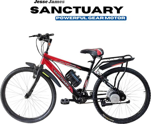 Jesse James Motors Sanctuary Electric Cycle | 26 Tyre | Ignition Key ON\OFF | Higher Torque 26 inches Single Speed Lithium-ion (Li-ion) Electric Cycle