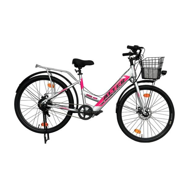 ALTER 26" 002S-FLY Model Electric Cycle with 36V 250W BLDC HUB Motor | 7.8AH 26 inches Single Speed Lithium-ion (Li-ion) Electric Cycle