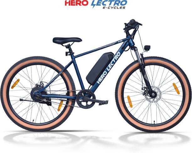 LECTRO Y5 250W Motor10.4AhUpto 25 Kmph Upto 60KM on PAS 27.5 inches Single Speed Lithium-ion (Li-ion) Electric Cycle