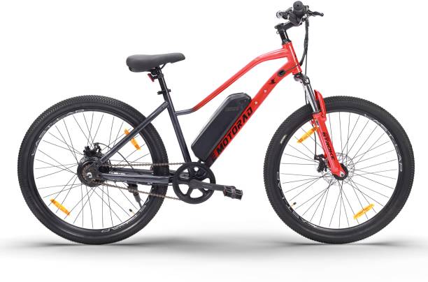 EMotorad X2 Red 27.5 inches Single Speed Lithium-ion (Li-ion) Electric Cycle