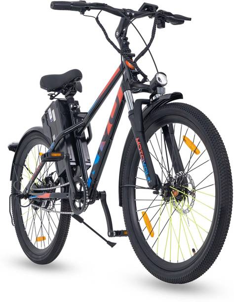 Motovolt Kivo Standard Mid Range Black 26 inches Single Speed Lithium-ion (Li-ion) Electric Cycle