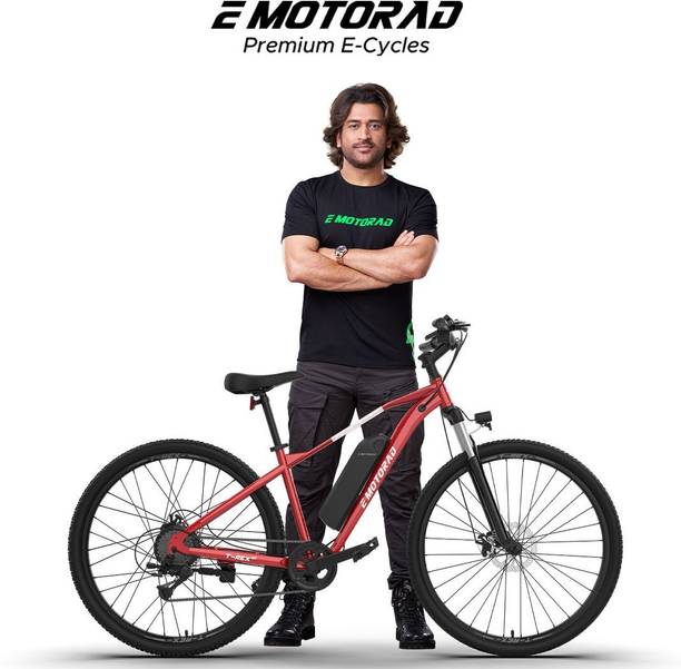 EMotorad T-REX AIR Red 29 inches 7 Gear Lithium-ion (Li-ion) Electric Cycle