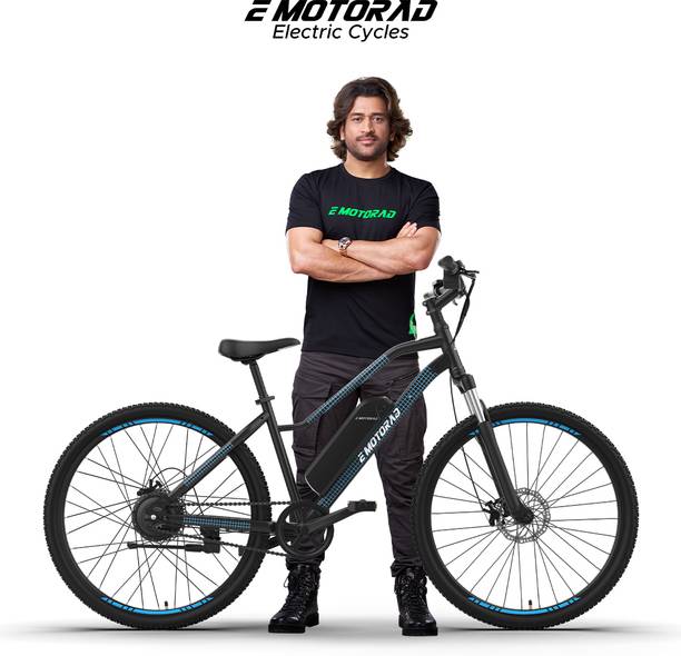 EMotorad X2 Unisex Electric Bicycle Black 27.5 inches Single Speed Lithium-ion (Li-ion) Electric Cycle