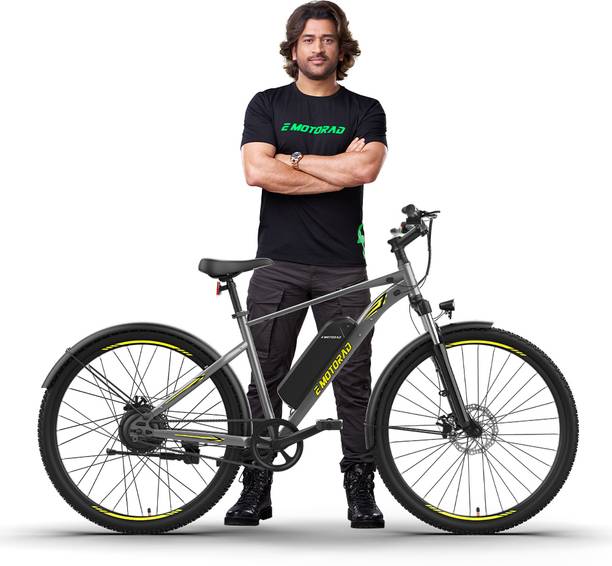 EMotorad X1 Grey 27.5 inches Single Speed Lithium-ion (Li-ion) Electric Cycle