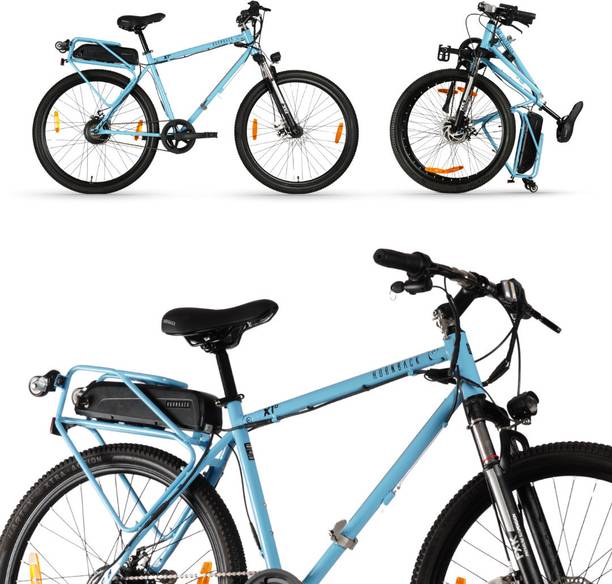 HORNBACK X1s Full Size Foldable Electric Cycle Unisex , 10.40 Ah Battery, 60KM Range 27.5 inches Single Speed Lithium-ion (Li-ion) Electric Cycle
