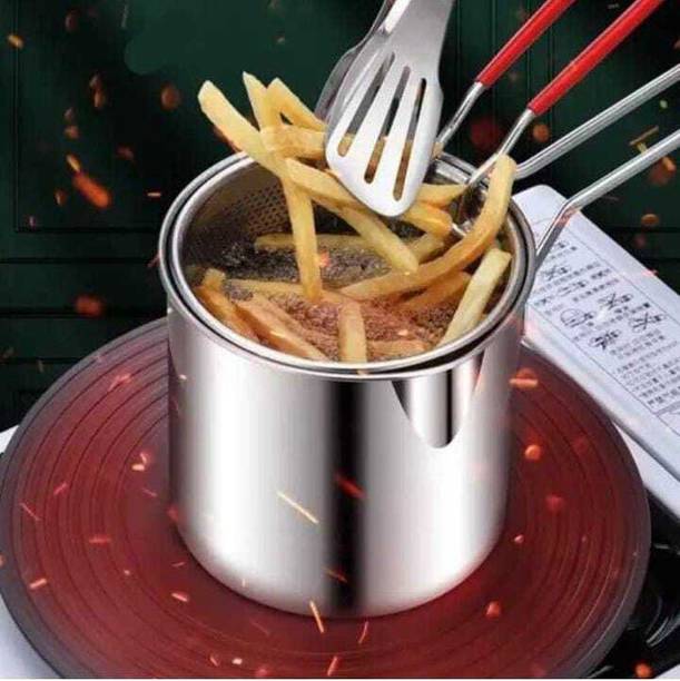 Ritesh Liter Stainless Steel Deep Fryer Pot Pan with Universal Deep Bakset 2 L Electric Deep Fryer